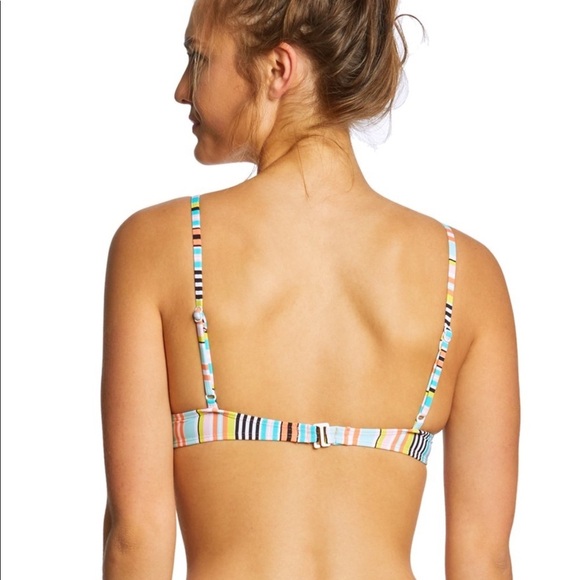 The Bikini Lab Two Piece Striped Swimsuit - Picture 2 of 8